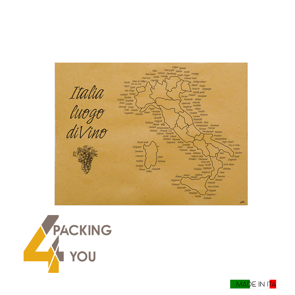 Tovagliette carta paglia Italia (1000 pz) - Packing 4 You