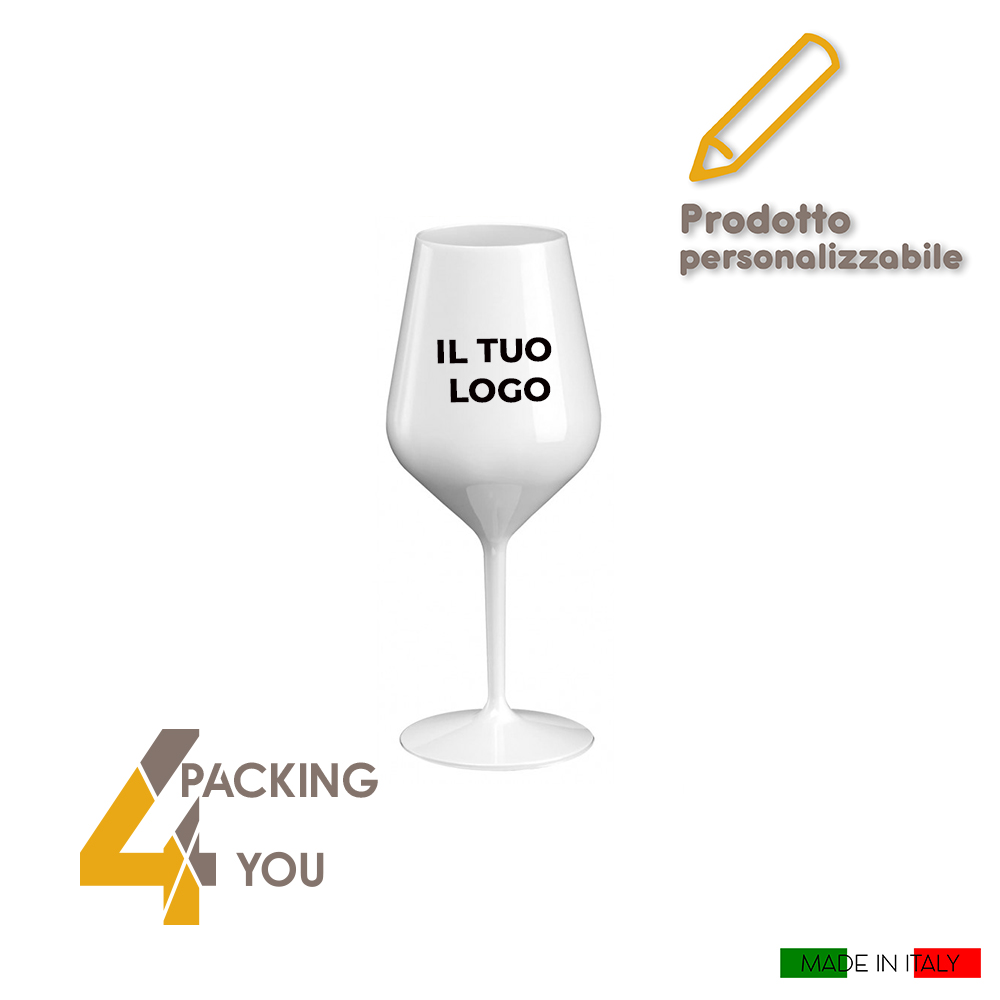 Calice da vino in tritan colorato 47cl personalizzato - Packing 4 You