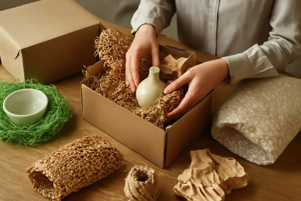Quali materiali usare per proteggere oggetti fragili in modo green? Trucchi che fanno la differenza