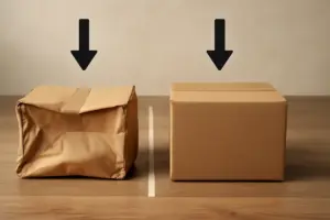 Cosa cambia usando cartone riciclato a doppia onda? Aumenta la resistenza senza materiali aggiuntivi
