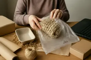Soluzioni compostabili per confezionare prodotti fatti a mano: vantaggi nascosti per chi vende online