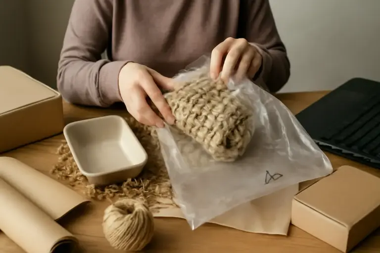 Soluzioni compostabili per confezionare prodotti fatti a mano: vantaggi nascosti per chi vende online