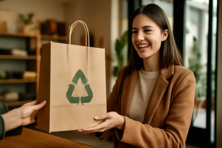 Sacchetti in carta ecosostenibile per attività commerciali: perché aumentano il gradimento dei tuoi clienti