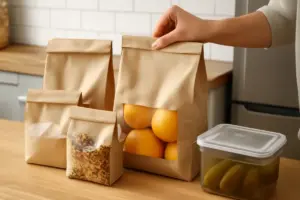 Conservare alimenti con sacchetti in carta kraft alimentare: sicurezza e freschezza subito