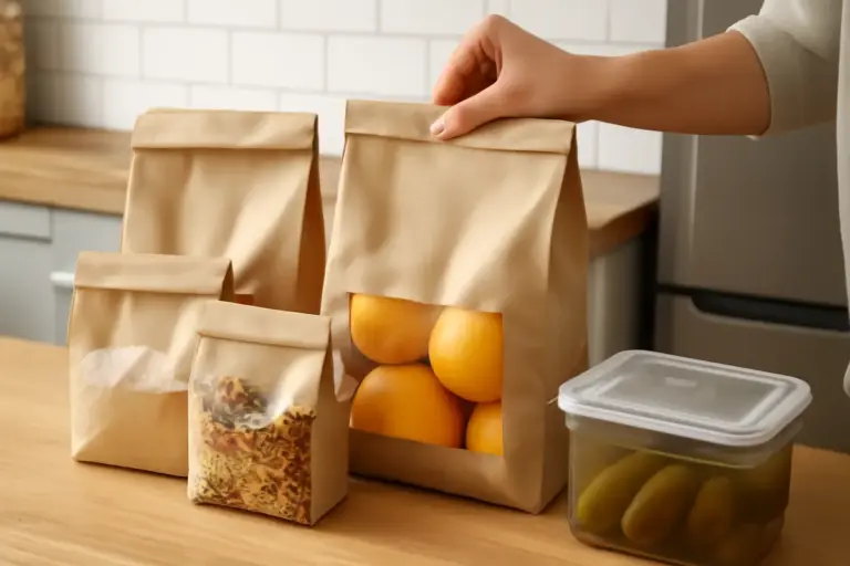Conservare alimenti con sacchetti in carta kraft alimentare: sicurezza e freschezza subito