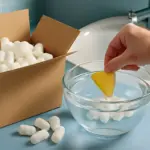 Qual è il vantaggio delle chips di mais per il riempimento? Scegli la soluzione che si smaltisce in acqua