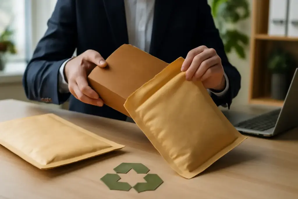 Buste imbottite ecosostenibili per spedizioni business: evita danneggiamenti e riduci l’impronta ambientale