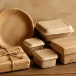 Imballaggi in foglia di palme pressate: scopri il dettaglio rustic chic che esalta il packaging naturale
