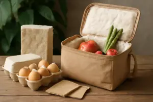 Ti serve un packaging termico sostenibile per alimenti freschi? Scopri i materiali naturali che funzionano davvero