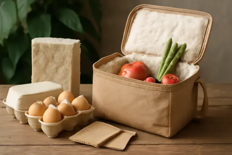 Ti serve un packaging termico sostenibile per alimenti freschi? Scopri i materiali naturali che funzionano davvero