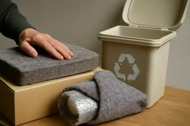 Materiali di protezione in lana rigenerata: il vantaggio antiurto che pochi conoscono e il loro smaltimento facilissimo